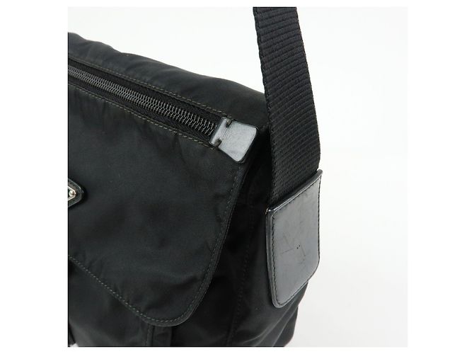 Borsa a tracolla mini Sidonie in pelle con catena PRADA Rosa Nero - vista 13
