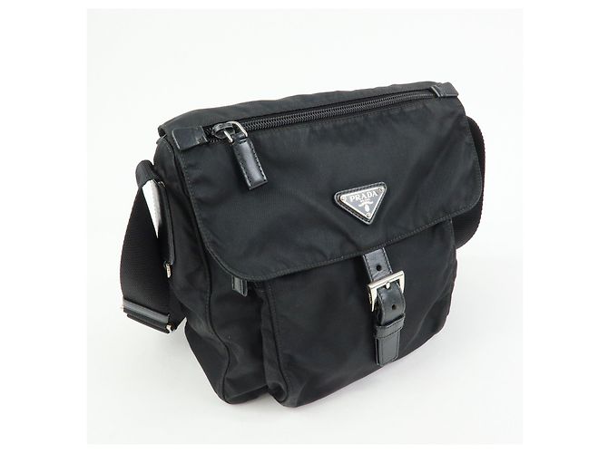 Borsa a tracolla mini Sidonie in pelle con catena PRADA Rosa Nero - vista 4