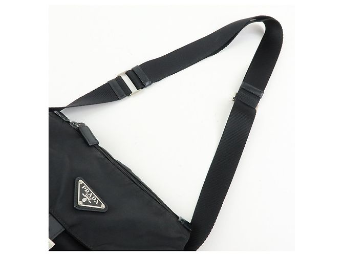 Borsa a tracolla mini Sidonie in pelle con catena PRADA Rosa Nero - vista 6