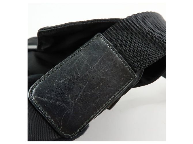 Borsa a tracolla mini Sidonie in pelle con catena PRADA Rosa Nero - vista 7