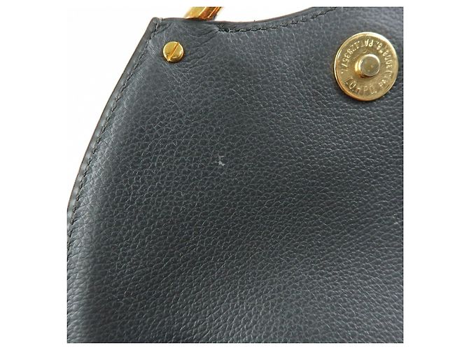 Borsa a tracolla e spalla DELVAUX in pelle di vitello Eclair Gray - vista 16