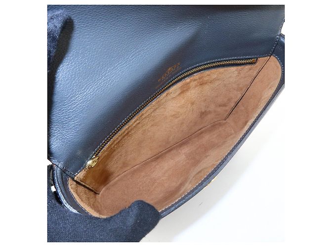 Borsa a tracolla e spalla DELVAUX in pelle di vitello Eclair Gray - vista 17