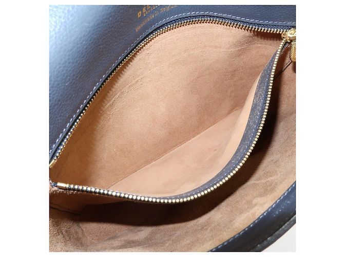 Borsa a tracolla e spalla DELVAUX in pelle di vitello Eclair Gray - vista 18