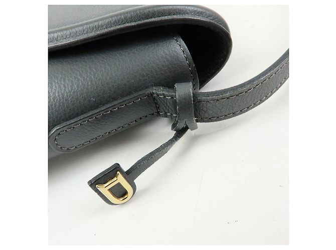 Borsa a tracolla e spalla DELVAUX in pelle di vitello Eclair Gray - vista 7