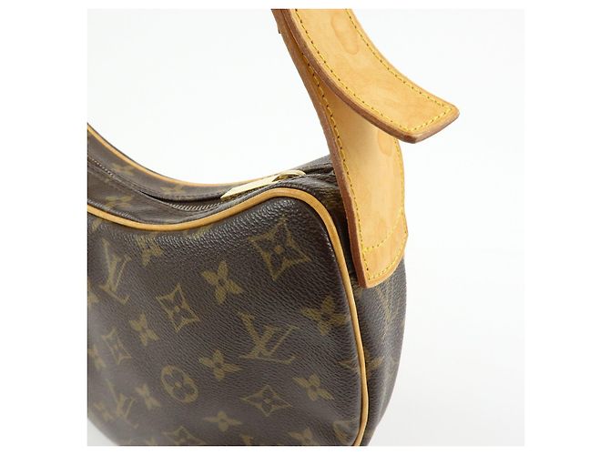 Borsa a tracolla Louis Vuitton Monogram Croissant MM Brown M51512 - vista 14