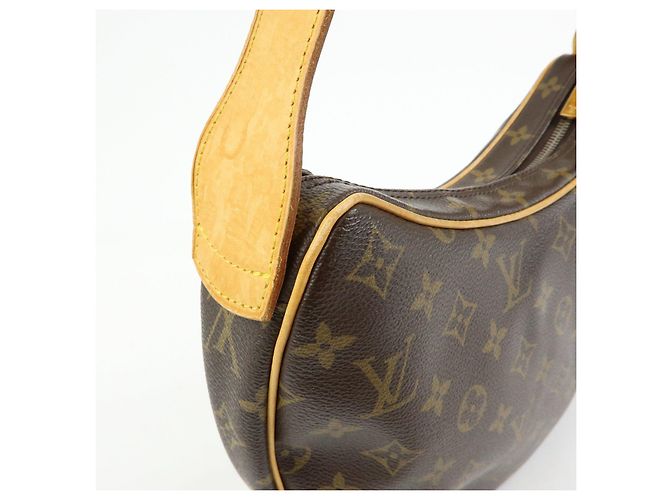 Borsa a tracolla Louis Vuitton Monogram Croissant MM Brown M51512 - vista 15