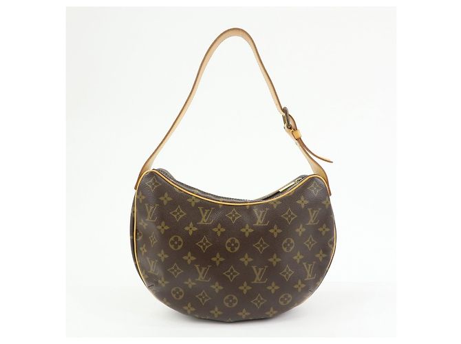 Borsa a tracolla Louis Vuitton Monogram Croissant MM Brown M51512 - vista 2