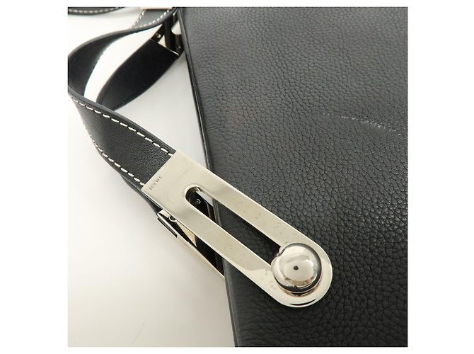 LOEWE Anagram Missy Small Borsa 2Way in pelle di vitello Borsa a tracolla Nera - vista 11