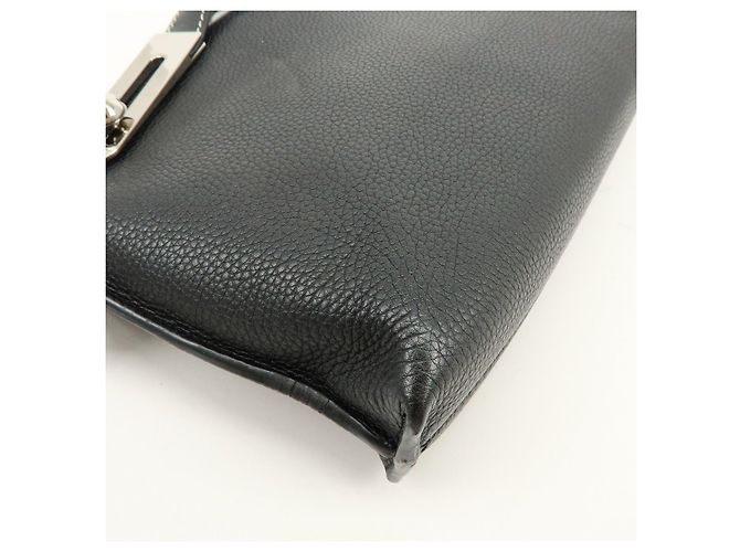 LOEWE Anagram Missy Small Borsa 2Way in pelle di vitello Borsa a tracolla Nera - vista 12