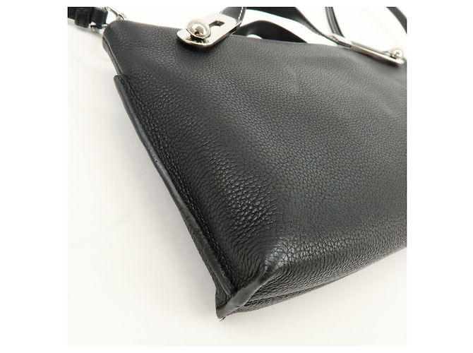 LOEWE Anagram Missy Small Borsa 2Way in pelle di vitello Borsa a tracolla Nera - vista 14