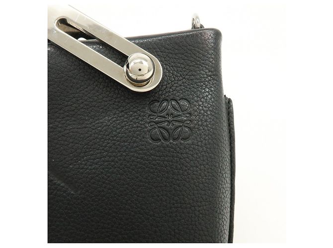 LOEWE Anagram Missy Small Borsa 2Way in pelle di vitello Borsa a tracolla Nera - vista 19