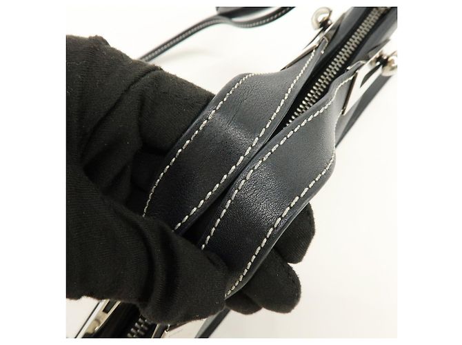 LOEWE Anagram Missy Small Borsa 2Way in pelle di vitello Borsa a tracolla Nera - vista 9
