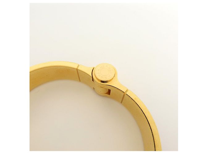 Hermès HERMES Bracciale Rigido Metal Charniere BRIDES de GALA Pink Gold - vista 6