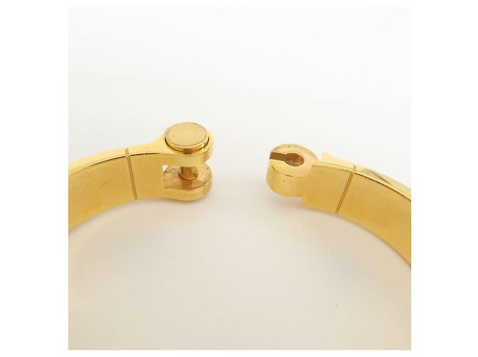 Hermès HERMES Bracciale Rigido Metal Charniere BRIDES de GALA Pink Gold - vista 8