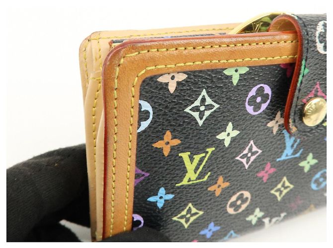 Louis Vuitton Monogram Multicolor Portefeuille Viennois Noir M92988 - vista 10