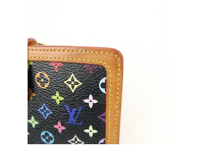 Louis Vuitton Monogram Multicolor Portefeuille Viennois Noir M92988 - vista 11