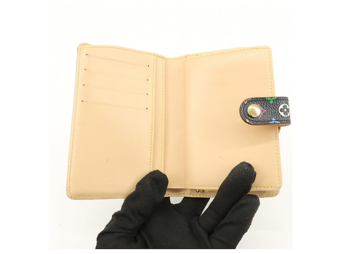 Louis Vuitton Monogram Multicolor Portefeuille Viennois Noir M92988 - vista 15
