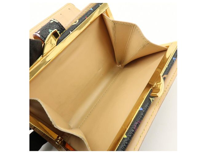 Louis Vuitton Monogram Multicolor Portefeuille Viennois Noir M92988 - vista 20