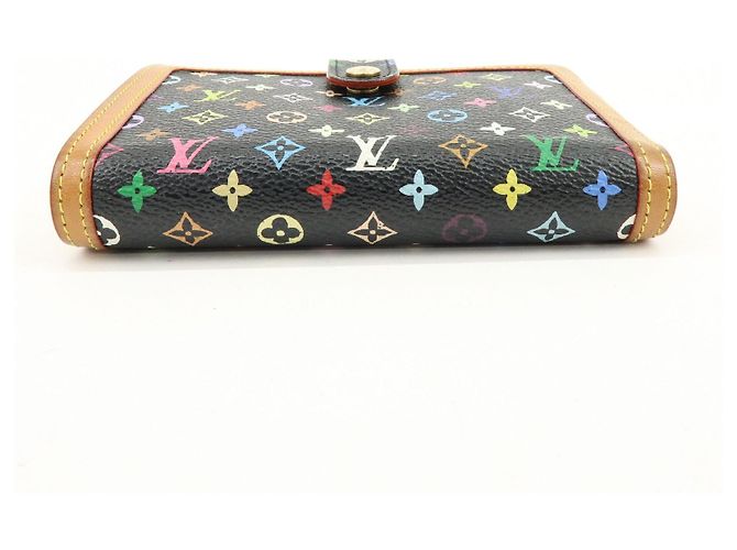Louis Vuitton Monogram Multicolor Portefeuille Viennois Noir M92988 - vista 5