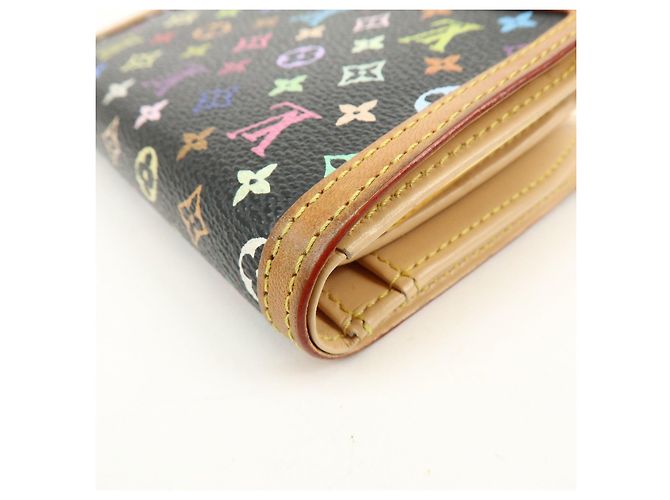 Louis Vuitton Monogram Multicolor Portefeuille Viennois Noir M92988 - vista 9
