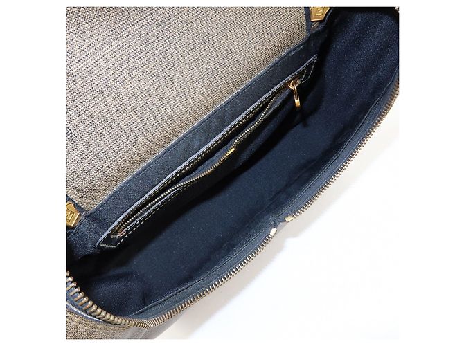 FENDI Borsa a tracolla e a spalla in tela PVC e pelle Marrone 25933 - vista 19