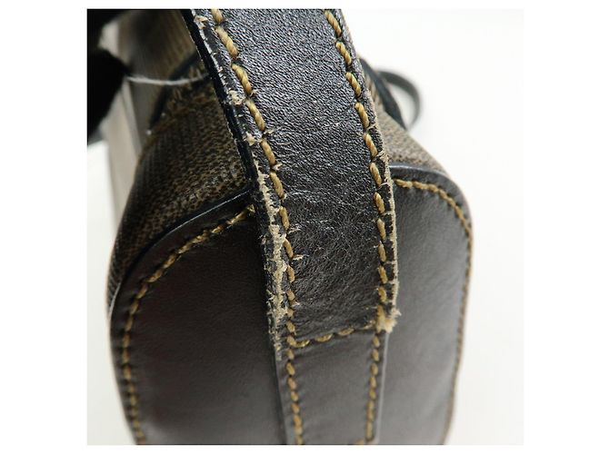 FENDI Borsa a tracolla e a spalla in tela PVC e pelle Marrone 25933 - vista 9