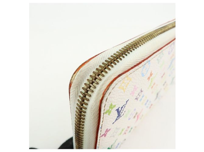 Louis Vuitton Monogram Multicolor Zippy Long Wallet Blanc M60241 - Ansicht 11