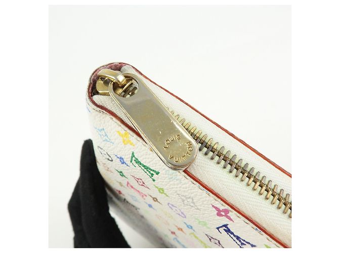 Louis Vuitton Monogram Multicolor Zippy Long Wallet Blanc M60241 - Ansicht 13