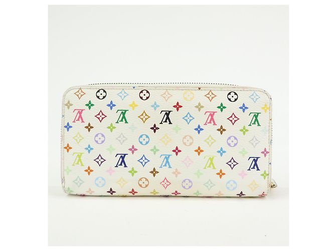 Louis Vuitton Monogram Multicolor Zippy Long Wallet Blanc M60241 - Ansicht 2
