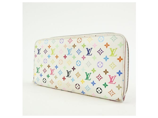 Louis Vuitton Monogram Multicolor Zippy Long Wallet Blanc M60241 - Ansicht 3