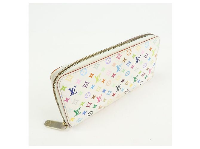 Louis Vuitton Monogram Multicolor Zippy Long Wallet Blanc M60241 - Ansicht 4