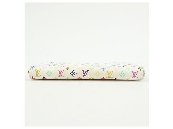 Louis Vuitton Monogram Multicolor Zippy Long Wallet Blanc M60241 - Ansicht 5
