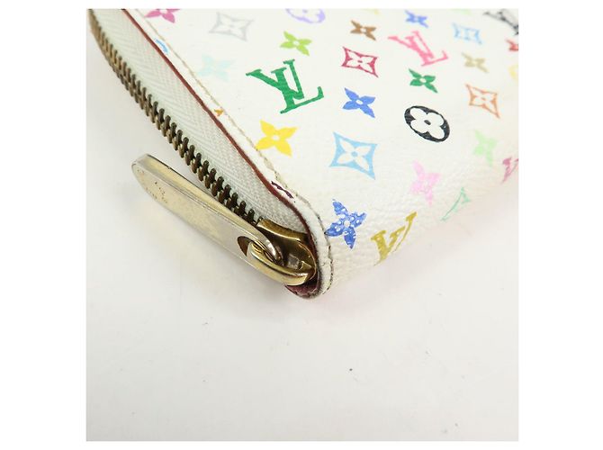 Louis Vuitton Monogram Multicolor Zippy Long Wallet Blanc M60241 - Ansicht 6