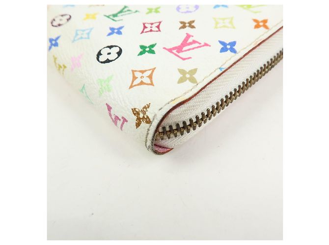 Louis Vuitton Monogram Multicolor Zippy Long Wallet Blanc M60241 - Ansicht 7