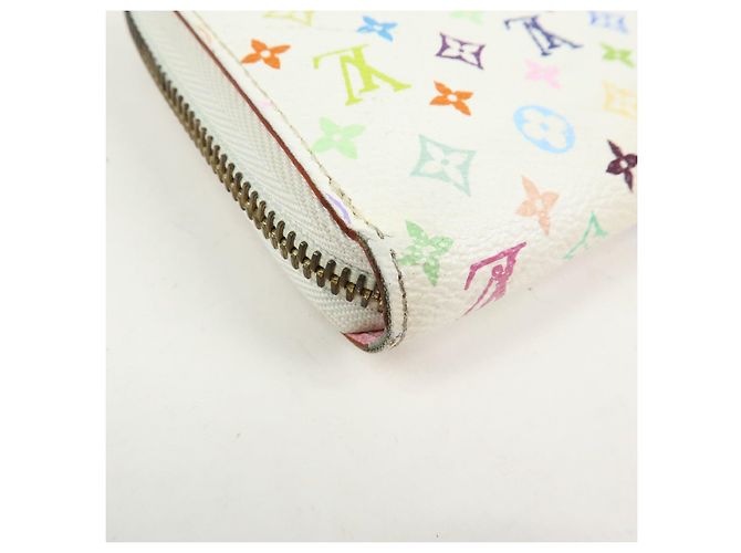 Louis Vuitton Monogram Multicolor Zippy Long Wallet Blanc M60241 - Ansicht 8