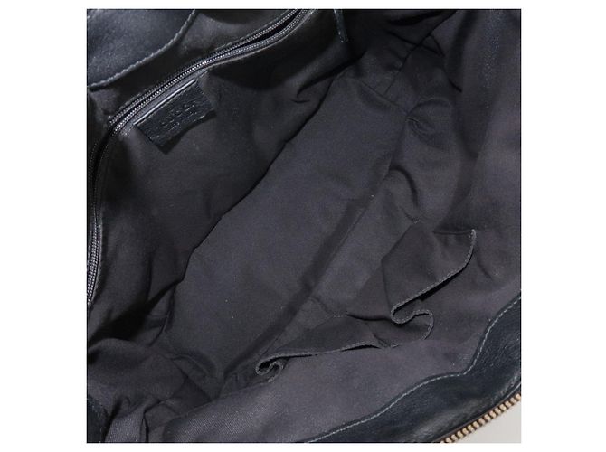 GUCCI Sukey Interlocking G GG Canvas Leather 2Way Bag Black 247902 - vista 20
