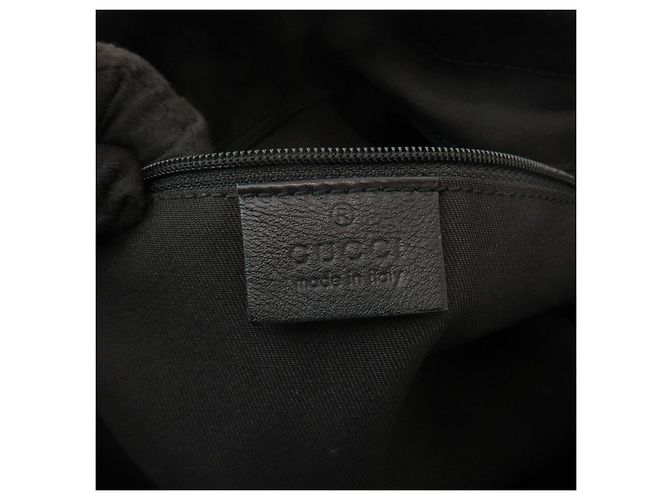 GUCCI Sukey Interlocking G GG Canvas Leather 2Way Bag Black 247902 - vista 22