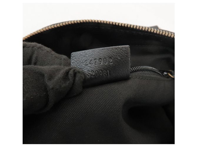 GUCCI Sukey Interlocking G GG Canvas Leather 2Way Bag Black 247902 - vista 23