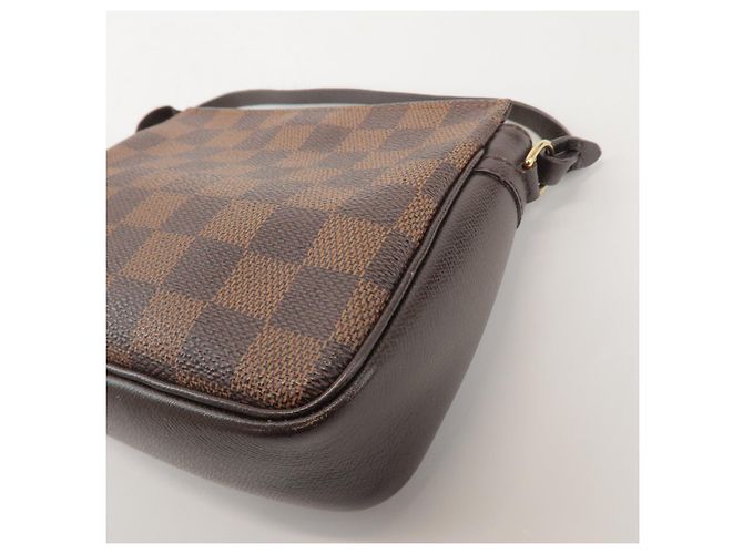 Louis Vuitton Damier Trousse Makeup Accessory Pouch Brown N51982 - vista 12