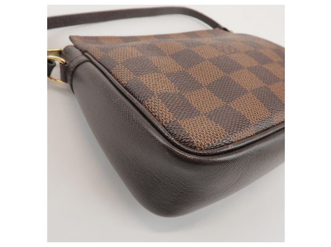 Louis Vuitton Damier Trousse Makeup Accessory Pouch Brown N51982 - vista 13