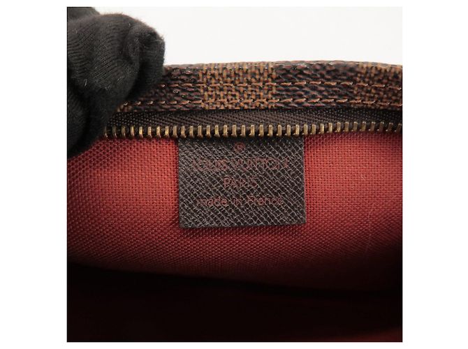 Louis Vuitton Damier Trousse Makeup Accessory Pouch Brown N51982 - vista 23