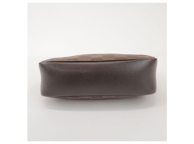 Louis Vuitton Damier Trousse Makeup Accessory Pouch Brown N51982 - vista 5