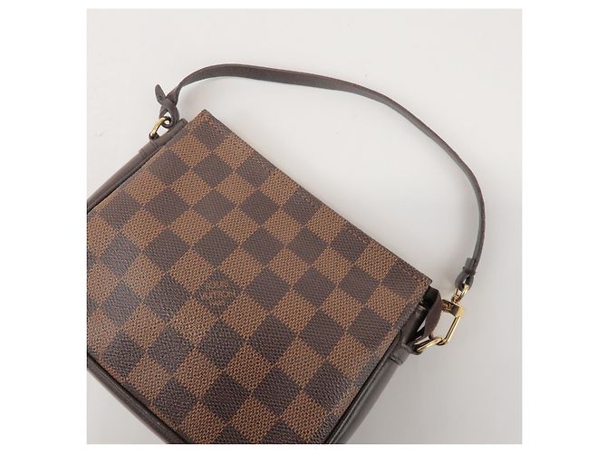 Louis Vuitton Damier Trousse Makeup Accessory Pouch Brown N51982 - vista 6