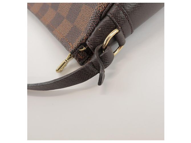 Louis Vuitton Damier Trousse Makeup Accessory Pouch Brown N51982 - vista 8
