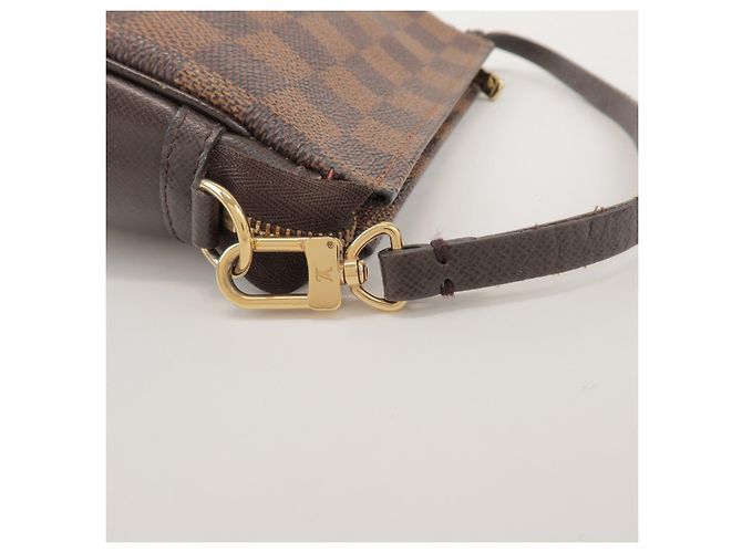 Louis Vuitton Damier Trousse Makeup Accessory Pouch Brown N51982 - vista 9