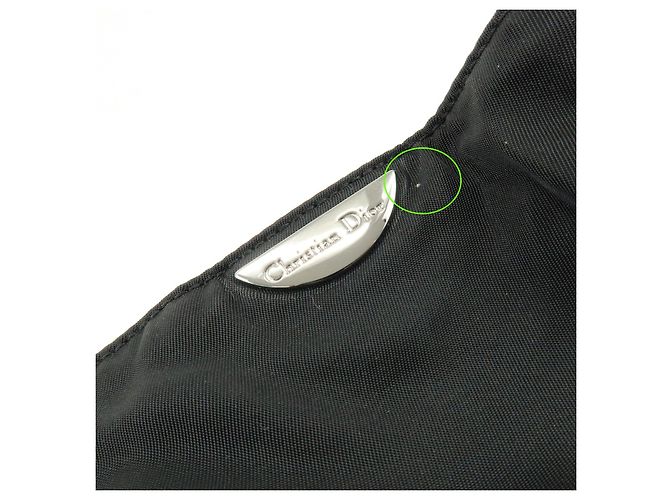 Borsa a mano e a tracolla Christian Dior Malice Pearl Nylon Nera - vista 18