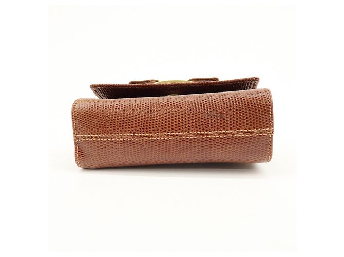 Salvatore Ferragamo Borsa 3Way a spalla e vita Ferragamo Vara in pelle embossed con fiocco - vista 5