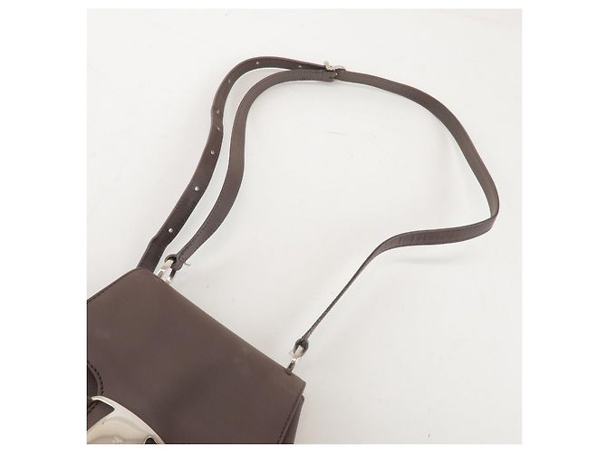 Salvatore Ferragamo Borsa a tracolla e a spalla Vara in pelle Ferragamo Marrone - vista 6