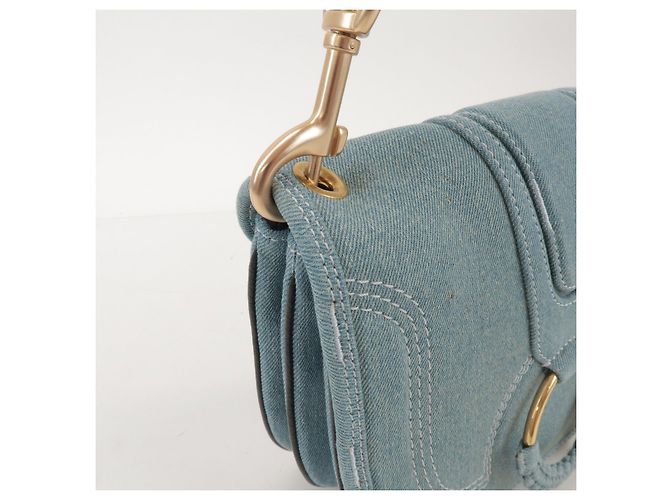 See by Chloé Borsa a tracolla Chloe See by Chloe Hana in denim e pelle Denim - vista 14