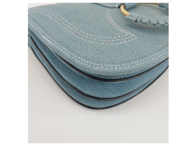 See by Chloé Borsa a tracolla Chloe See by Chloe Hana in denim e pelle Denim - vista 9